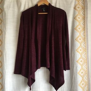 Burgundy Cardigan